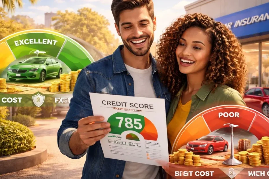 How Credit Score Affects Auto Insurance in America