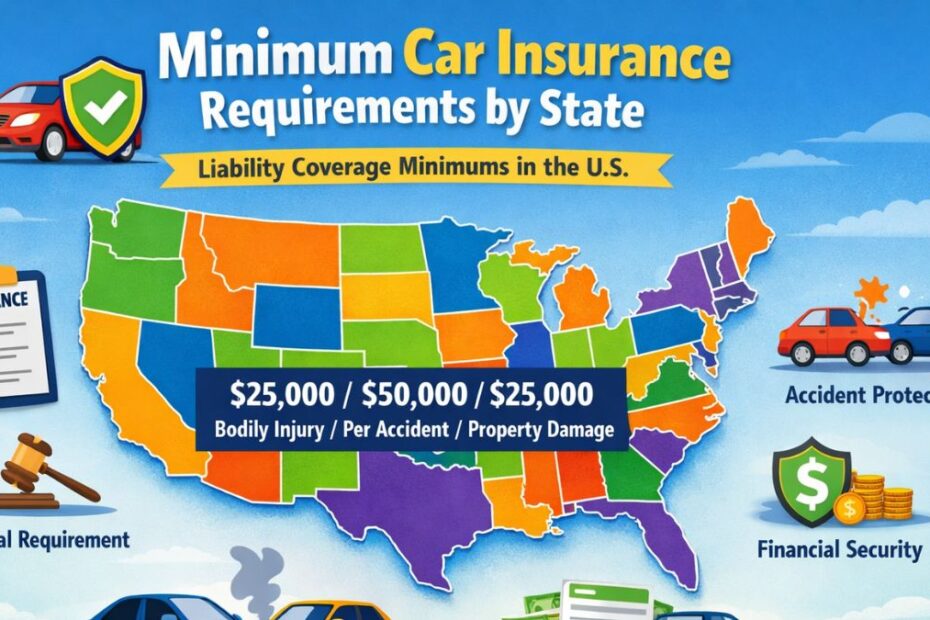 Minimum Car Insurance Requirements by State (USA)