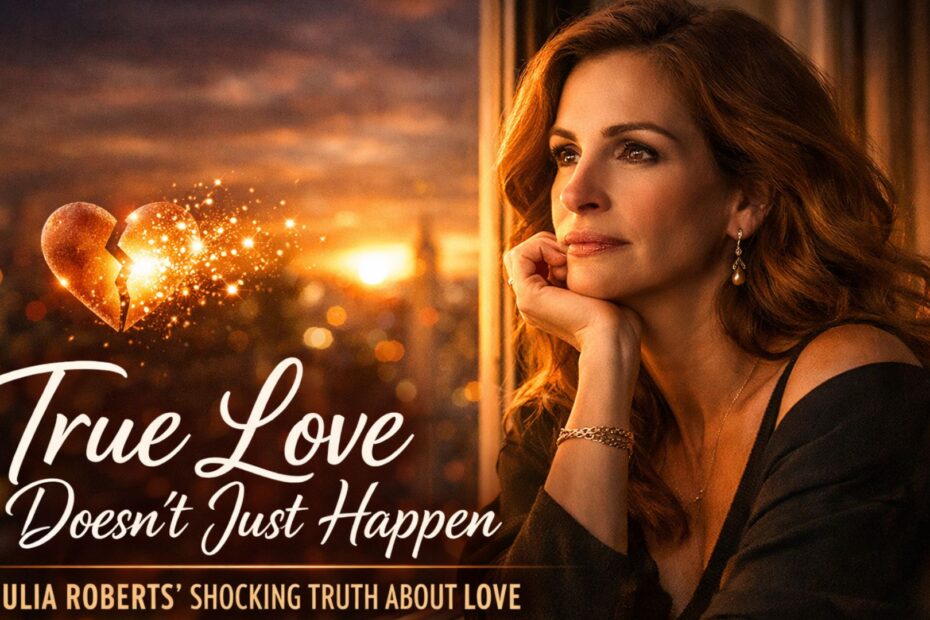 Julia Roberts’ Shocking Truth About Love: Why True Love Never Just Happens!