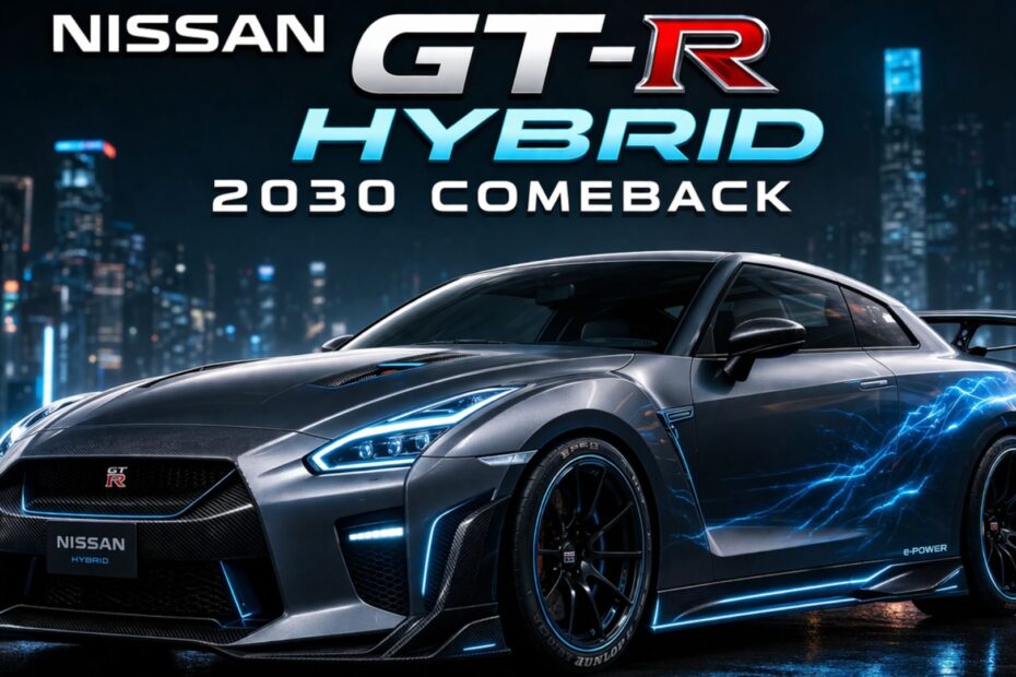 Nissan GT-R is set to make a comeback by 2030 with a hybrid powertrain