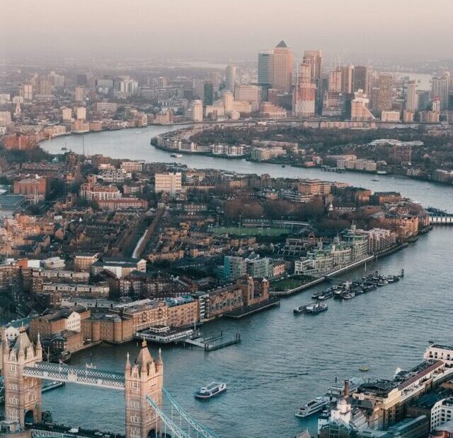 aerial photography of London skyline during daytime
